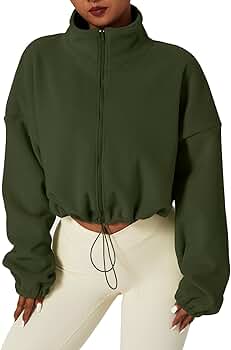 【BAON】Tsubami Collar Fleece Crop Jacket BAON】Tsubami Collar Fleece Crop Jacket